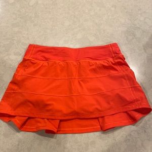 Lululemon Pace Rival Mid Rise Tennis Skirt